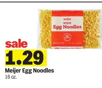 Meijer Meijer Egg Noodles offer