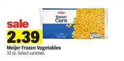 Meijer Meijer Frozen Vegetables offer