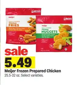 Meijer Meijer Frozen Prepared Chicken offer