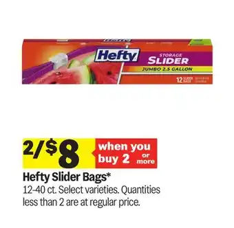 Meijer Hefty Slider Bags offer