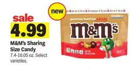 Meijer M & M' s Sharing Size Candy offer