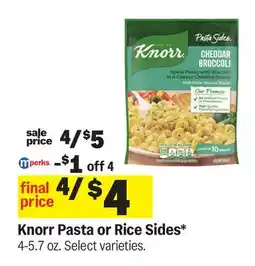 Meijer Knorr Pasta or Rice Sides offer