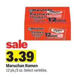 Meijer Maruchan Ramen offer