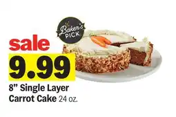 Meijer 8 Single Layer Carrot Cake offer