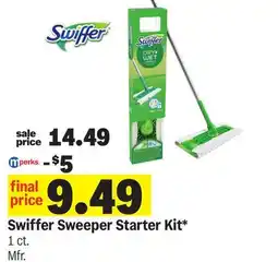 Meijer Swiffer Sweeper Starter Kit offer