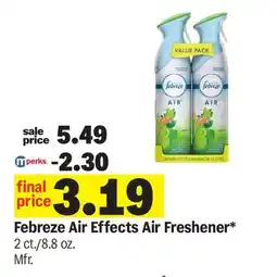 Meijer Febreze Air Effects Air Freshener offer