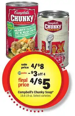 Meijer Campbell's Chunky Soup offer