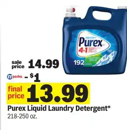 Meijer Purex Liquid Laundry Detergent offer