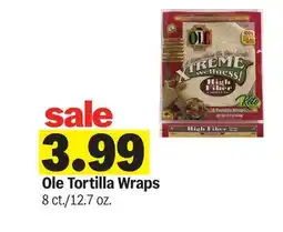 Meijer Ole Tortilla Wraps offer