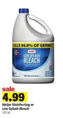 Meijer Meijer Disinfecting or Low Splash Bleach offer