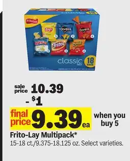 Meijer Frito-Lay Multipack offer