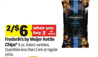 Meijer Frederik's by Meijer Kettle Chips offer