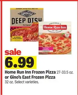 Meijer Home Run Inn Frozen Pizza 27-33.5 oz. or Gino's East Frozen Pizza 32 oz offer