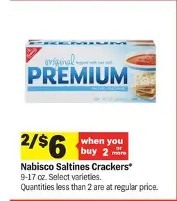 Meijer Nabisco Saltines Crackers offer