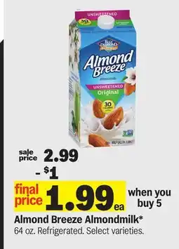 Meijer Almond Breeze Almondmilk offer