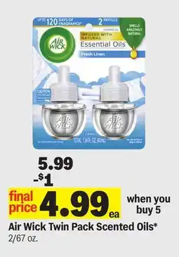 Meijer Air Wick Twin Pack Scented Oils offer