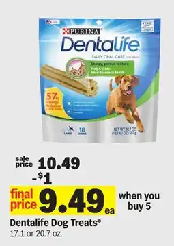 Meijer Dentalife Dog Treats offer