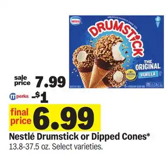 Meijer Nestlé Drumstick or Dipped Cones offer