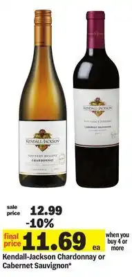 Meijer Kendall-Jackson Chardonnay or Cabernet Sauvignon offer