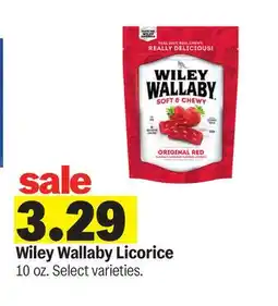 Meijer Wiley Wallaby Licorice offer