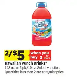 Meijer Hawaiian Punch Drinks offer