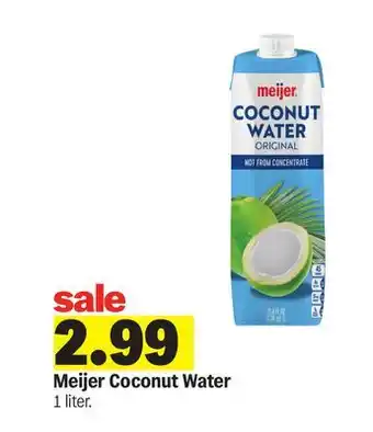 Meijer Meijer Coconut Water offer