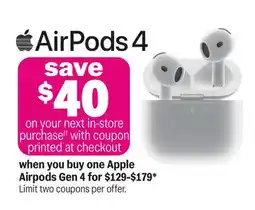 Meijer Airpods Gen 4 offer