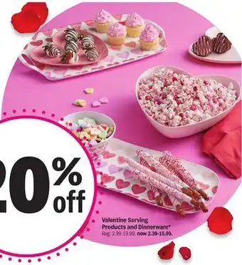 Meijer Valentine Serving Products and Dinnerware offer