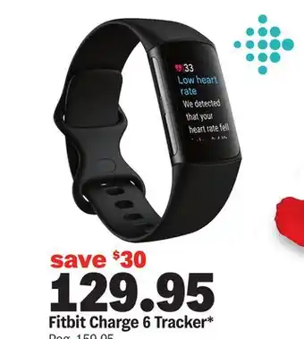 Meijer Fitbit Charge 6 Tracker offer