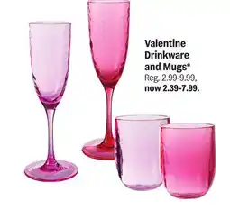 Meijer Valentine Drinkware and Mugs offer