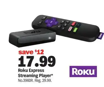 Meijer Roku Express Streaming Player offer