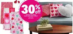 Meijer Valentine's Day Kitchen Towels and Decorative Pillows offer