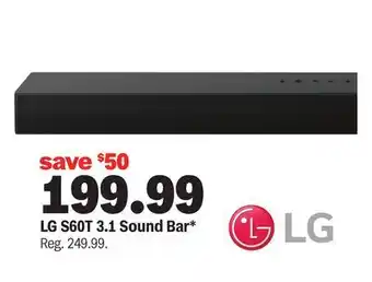 Meijer LG S60T 3.1 Sound Bar offer