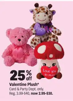 Meijer Valentine Plush offer