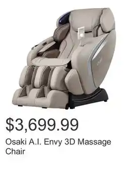 Costco Osaki A.I. Envy 3D Massage Chair offer