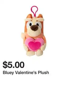 Five Below Bluey Valentine's Plush offer