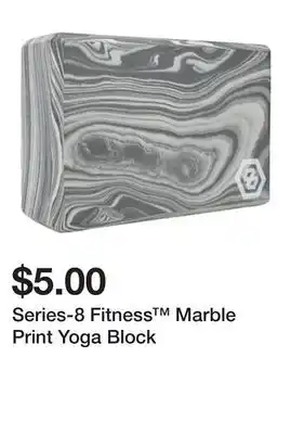 Five Below Series-8 Fitness Marble Print Yoga Block offer