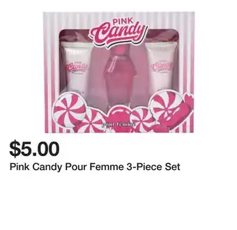 Five Below Pink Candy Pour Femme 3-Piece Set offer