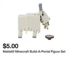 Five Below Mattel Minecraft Build-A-Portal Figure Set offer