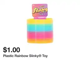 Five Below Plastic Rainbow Slinky Toy offer