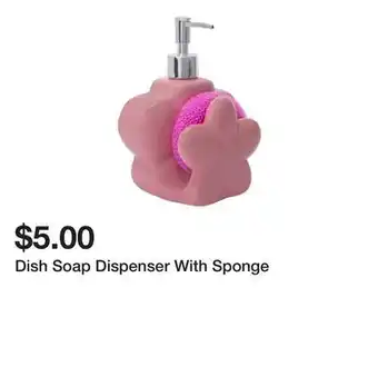 Five Below Dish Soap Dispenser With Sponge offer