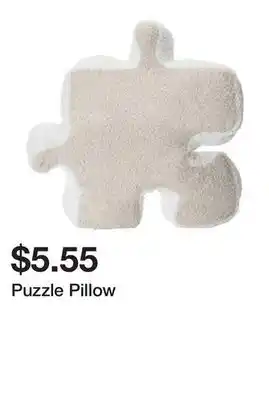 Five Below Puzzle Pillow offer