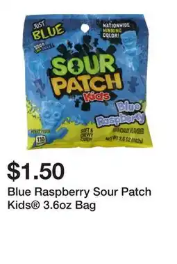 Five Below Blue Raspberry Sour Patch Kids 3.6oz Bag offer