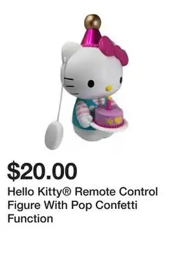 Five Below Hello Kitty Remote Control Figure With Pop Confetti Function offer