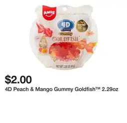 Five Below 4D Peach & Mango Gummy Goldfish 2.29oz offer