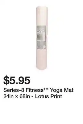 Five Below Series-8 Fitness Yoga Mat 24in x 68in - Lotus Print offer