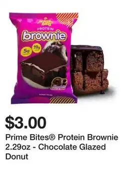 Five Below Prime Bites Protein Brownie 2.29oz - Chocolate Glazed Donut offer