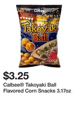 Five Below Calbee Takoyaki Ball Flavored Corn Snacks 3.17oz offer