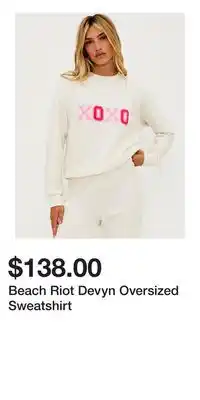 Victoria's Secret Beach Riot Devyn Oversized Sweatshirt offer