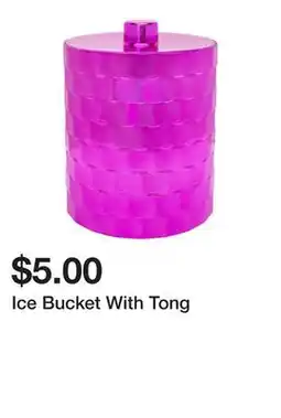 Five Below Ice Bucket With Tong offer